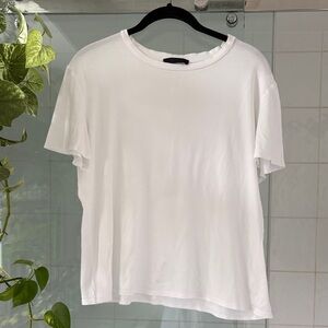The Row White Crew Neck T-Shirt